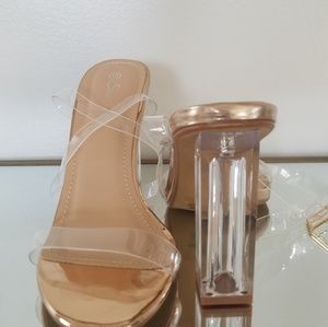 Clear heels for any attire